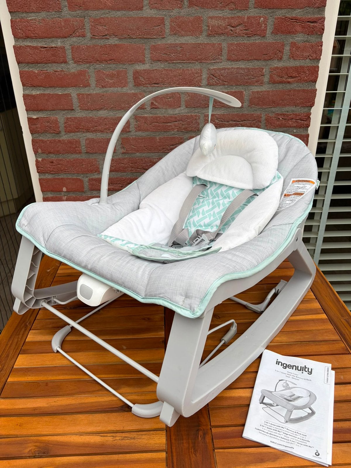 Ingenuity Keep Cozy 3-in-1 Grow With Me wipstoel, Kinderen en Baby's, Wipstoeltjes, Ophalen, Zo goed als nieuw