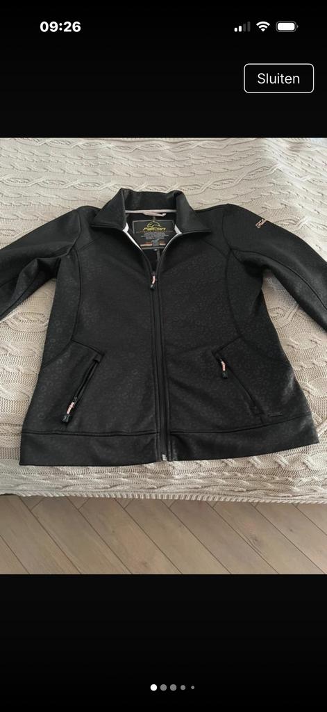 Falcon sportief jasje/vest maat xl, Kleding | Heren, Jassen | Zomer, Ophalen of Verzenden, Gedragen, Maat 56/58 (XL), Zwart