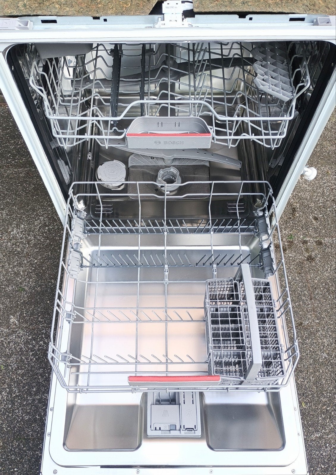 Bosch inbouw vaatwasser 2018 E-nr: SMV46IX04N/41 Type SD6P1B, Witgoed en Apparatuur, Vaatwasmachines, Gebruikt, Minder dan 85 cm
