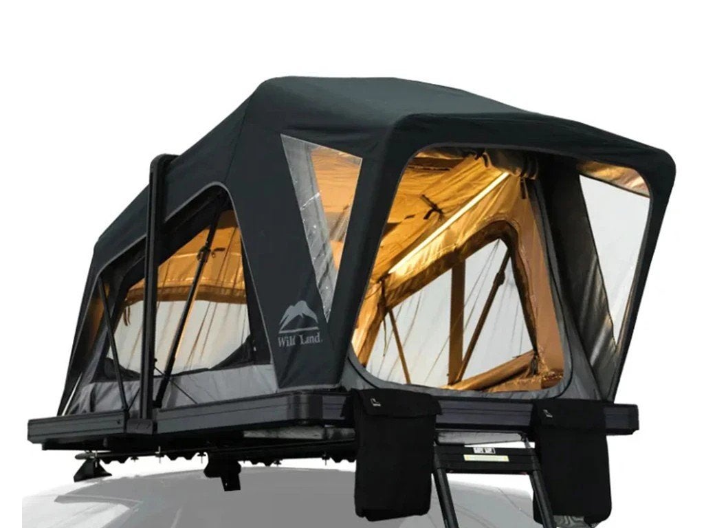 Wild Land Daktent - Comfortabel en Avontuurlijk Kamperen, Caravans en Kamperen, Tenten, Ophalen, Zo goed als nieuw, Tot en met 2