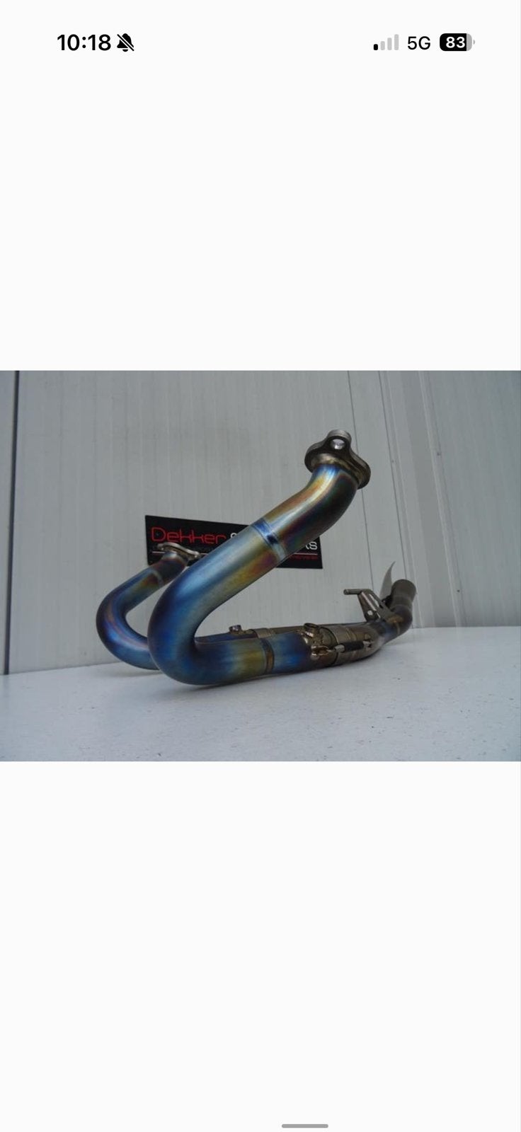 Bmw GS(A) 1200 Akrapovic titanium uitlaatbochten, Ophalen, Gebruikt