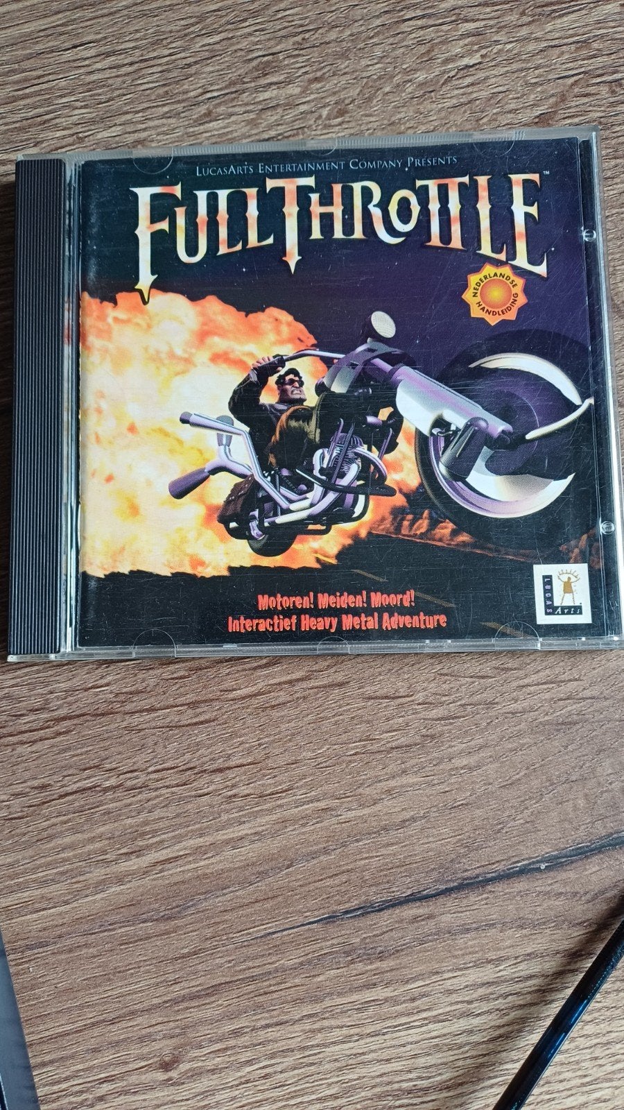 Full Throttle PC CD-ROM - Klassiek Avonturenspel, Spelcomputers en Games, Avontuur en Actie, Gebruikt, 1 speler, Ophalen of Verzenden