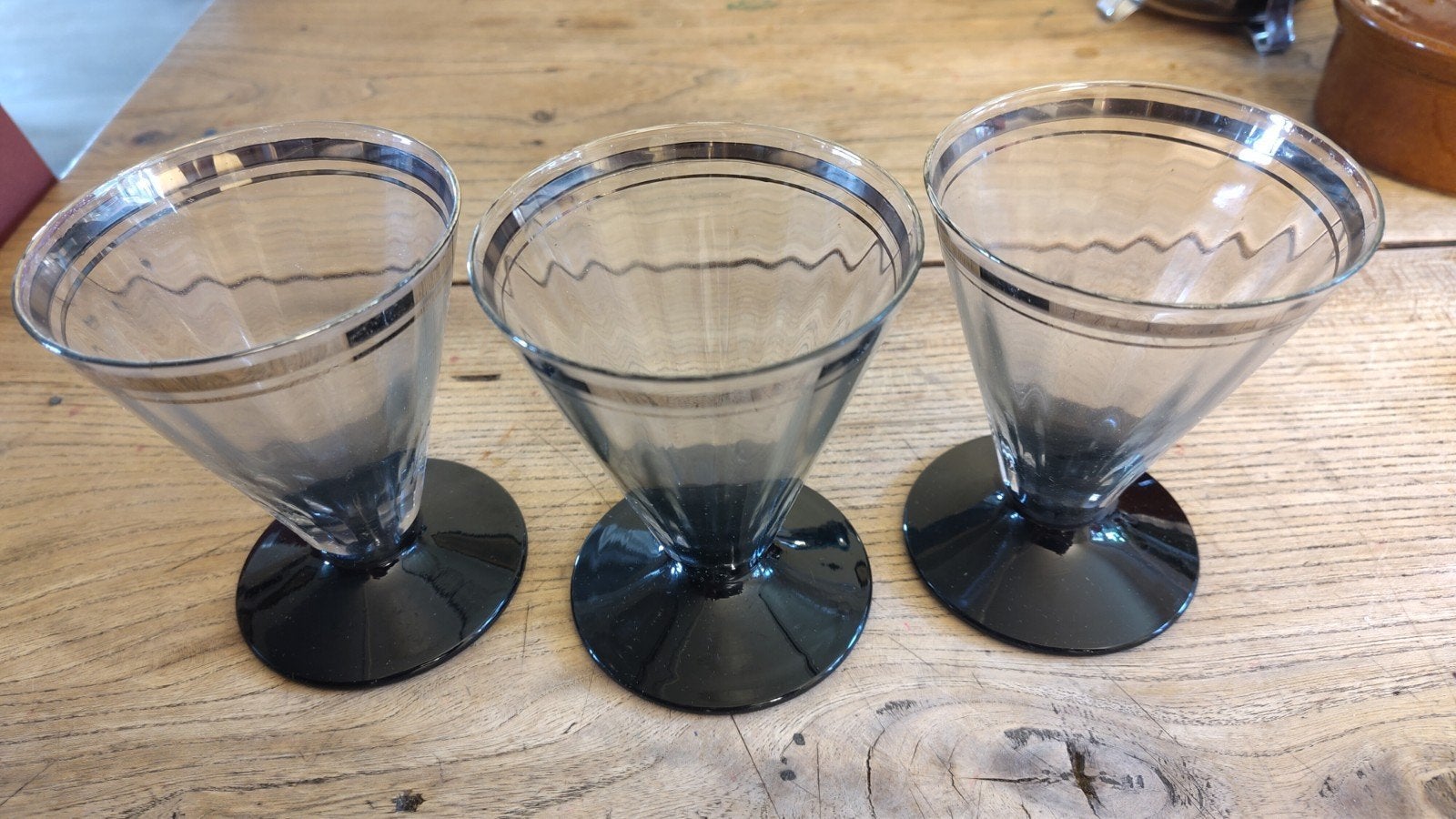 art deco glazen 12 stuks, Verzamelen, Ophalen of Verzenden, Zo goed als nieuw, Overige typen