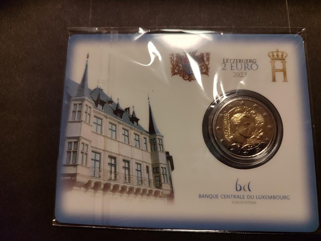 Luxemburg 2 euro 2023 BU Olympisch Comite Coincard, Postzegels en Munten, Munten | Europa | Euromunten, Ophalen of Verzenden, Luxemburg