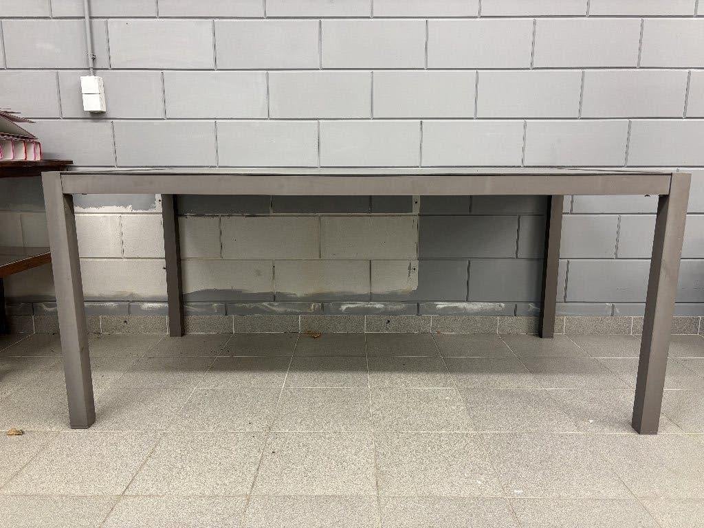 Hartman Sophie tuinset — tafel 160*90 + 6 stoelen | €100, Ophalen, Gebruikt, Rechthoekig, Kunststof