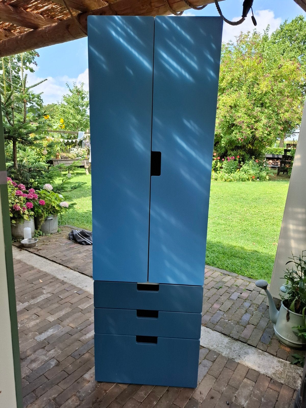 IKEA STUVA Kast met hanggedeelte, mand, schap en 3 lades, Huis en Inrichting, Kasten | Kledingkasten, Gebruikt, 150 tot 200 cm