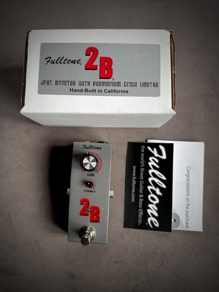 Fulltone 2B in mint conditie, Muziek en Instrumenten, Effecten, Ophalen of Verzenden, Zo goed als nieuw, Distortion, Overdrive of Fuzz