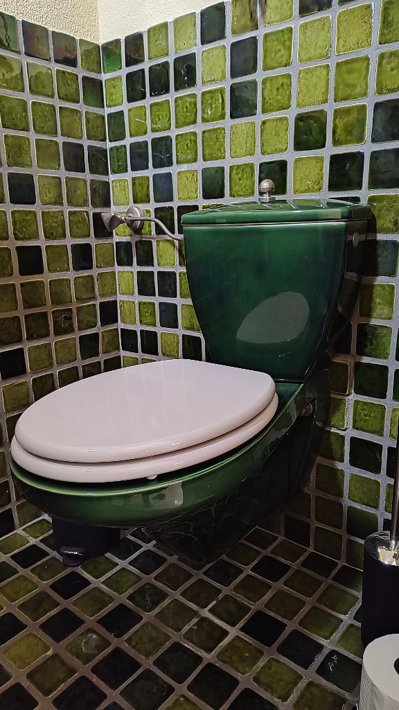 Vintage toiletpot, Ophalen, Zo goed als nieuw, Steen, Toilet