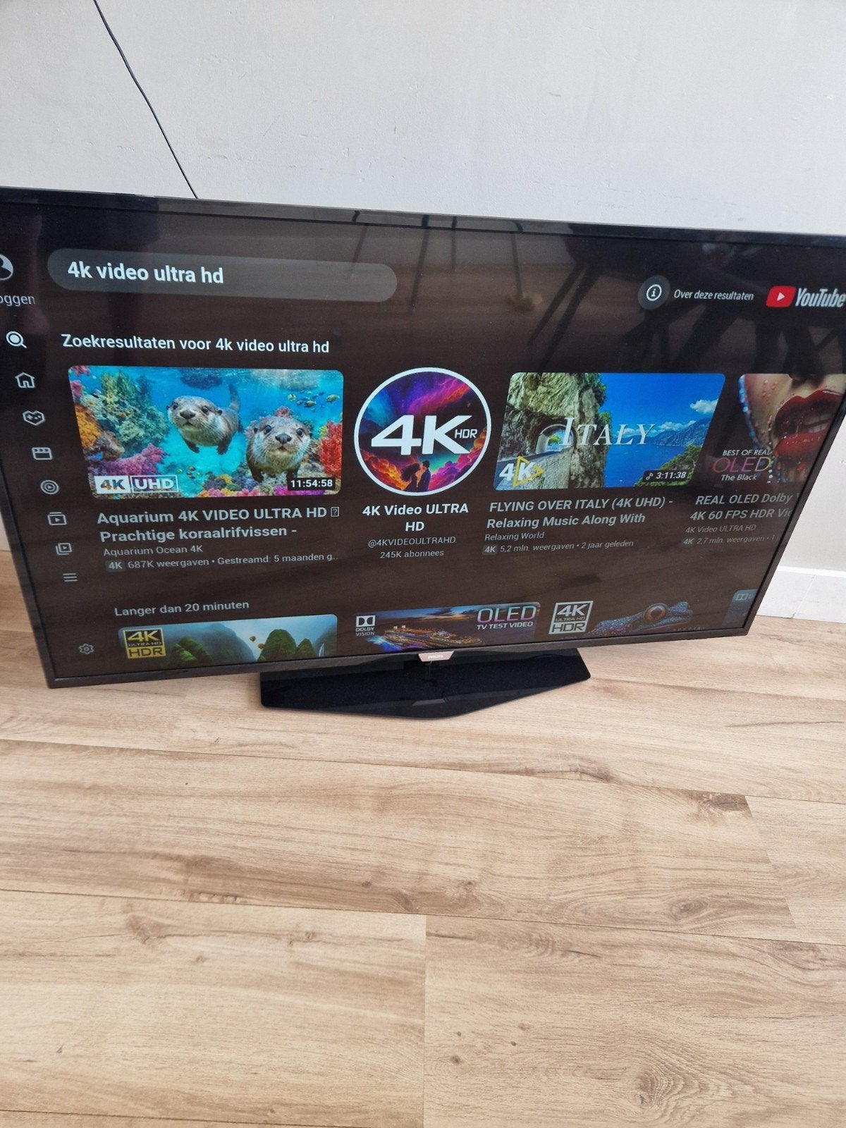 Philips smart tv 55 inch ., Audio, Tv en Foto, Televisies, Ophalen, Philips, 50 Hz, Zo goed als nieuw