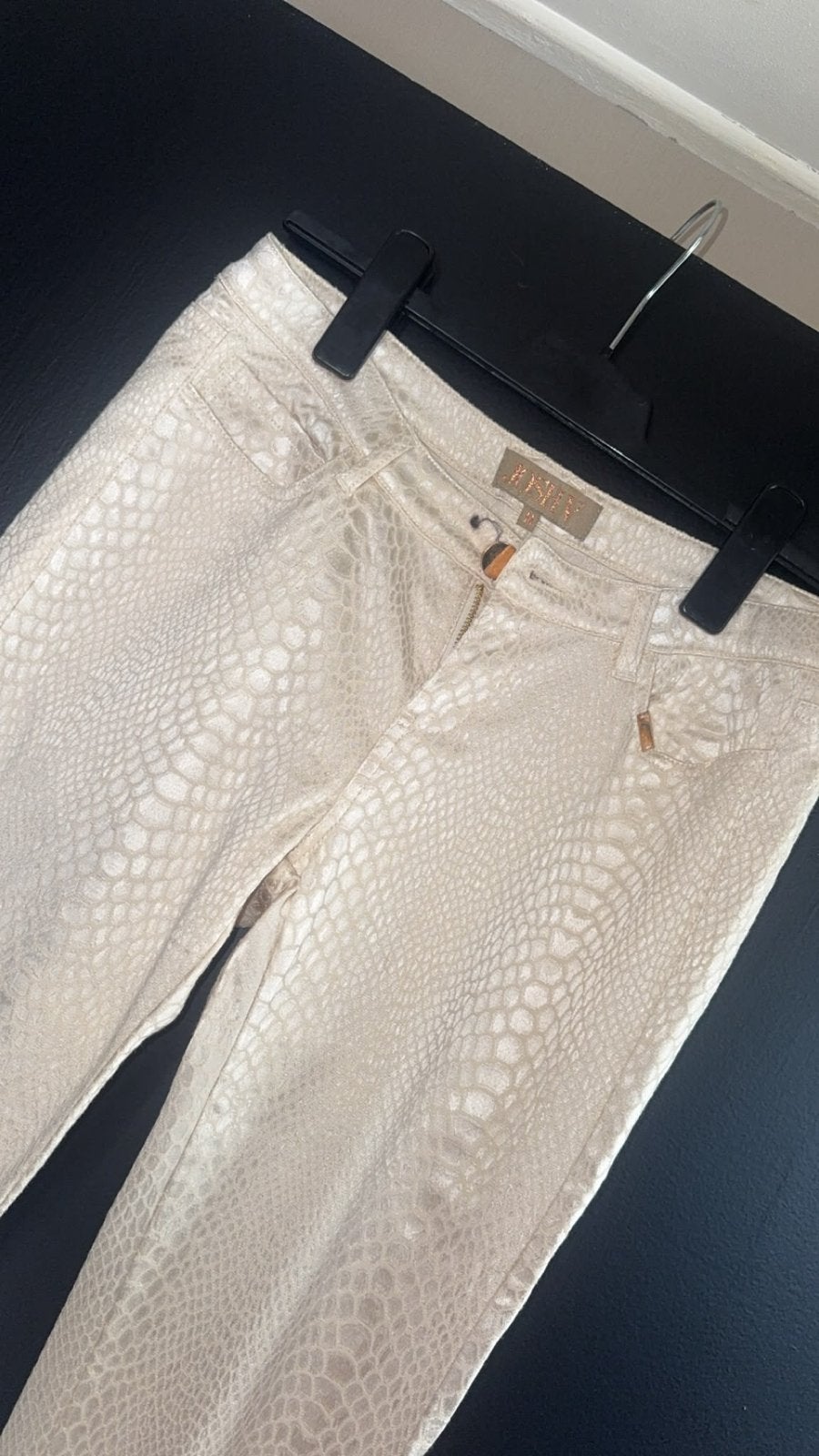 Josh V broek met slangenprint, Kleding | Dames, Maat 38/40 (M), Beige, Ophalen of Verzenden, Zo goed als nieuw