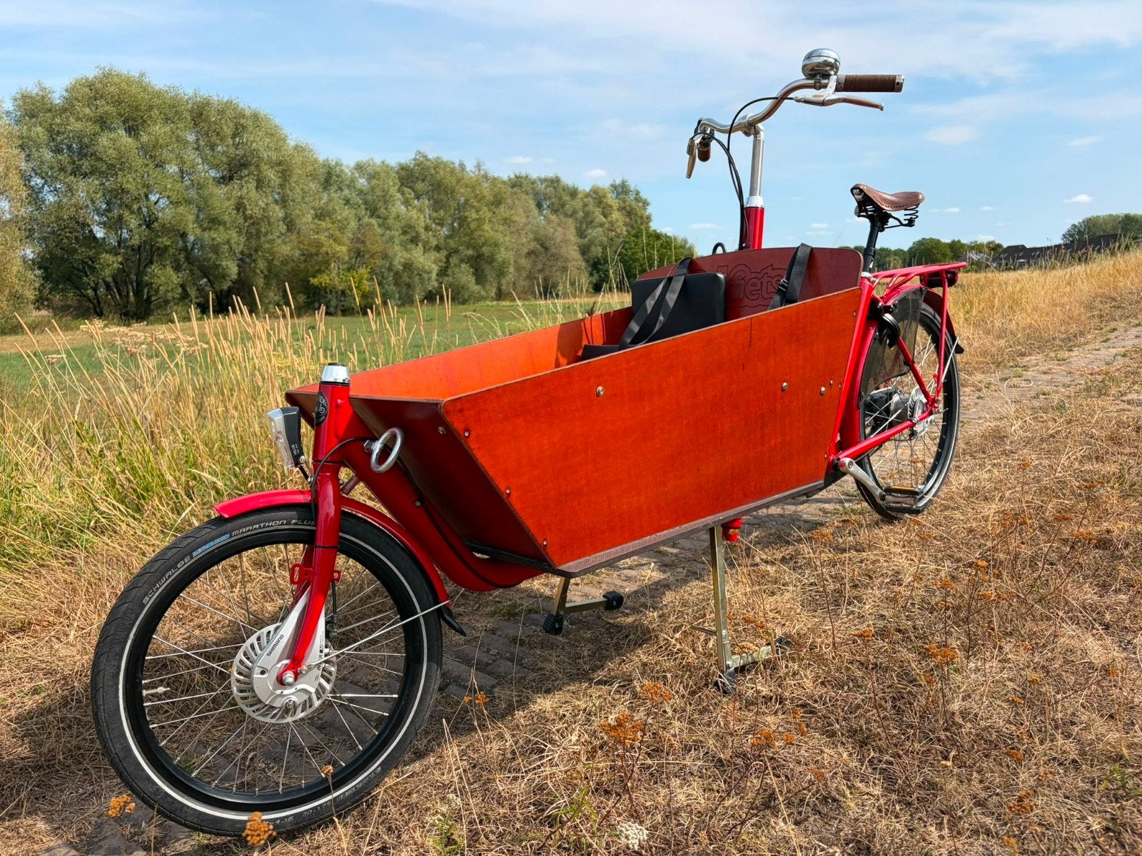 Cargobike classic long van bakfietsnl, Ophalen, Gebruikt
