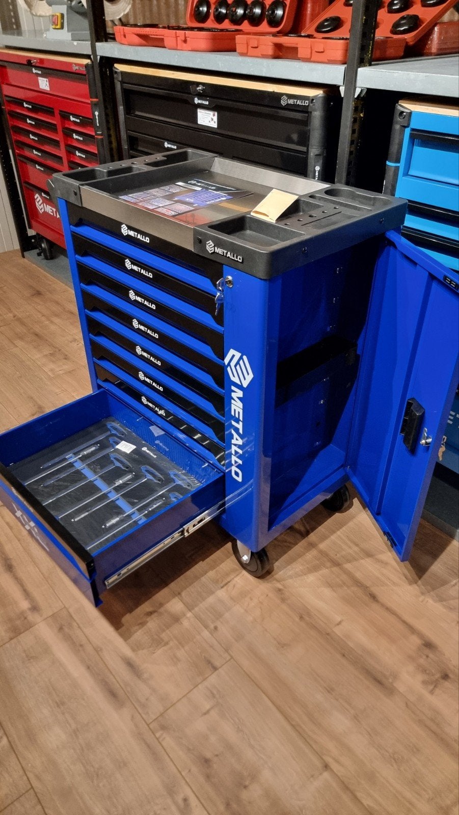 metallo gereedschapwagen 8 laden vol gereedschap, Auto diversen, Ophalen of Verzenden, Nieuw