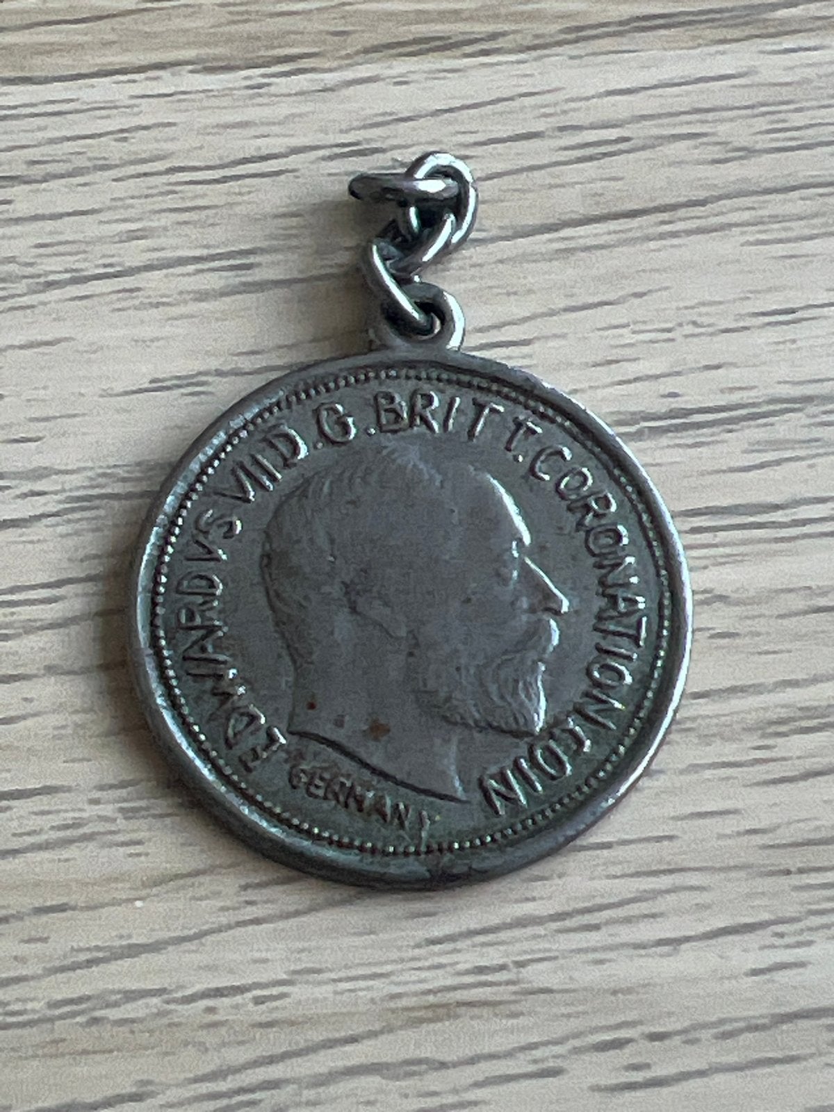 Medaille Kroning Edward VII 1909, Postzegels en Munten, Ophalen of Verzenden, Overige materialen, Buitenland