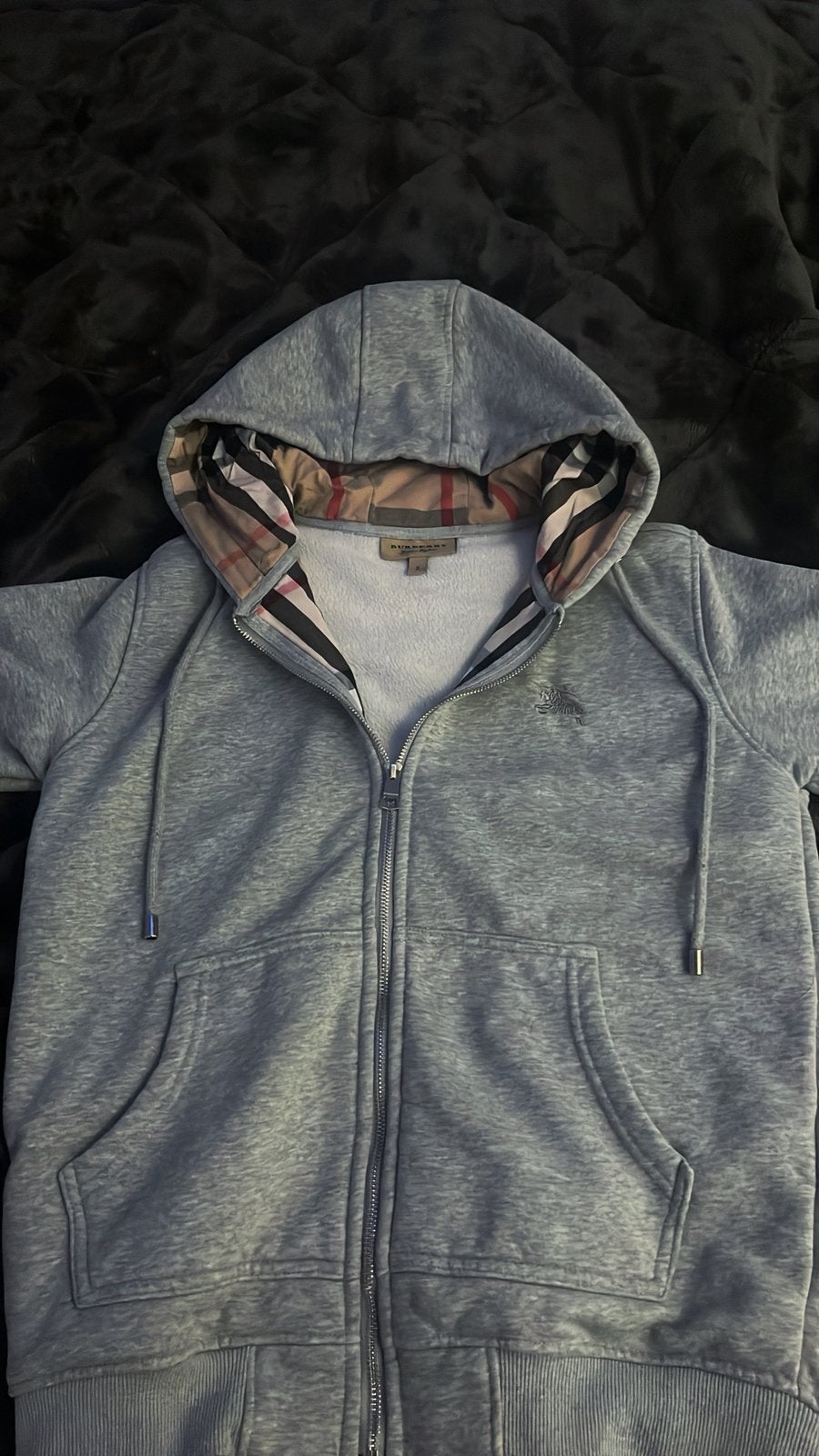 burberry vest, Ophalen of Verzenden, Zo goed als nieuw, Maat 46 (S) of kleiner, Grijs