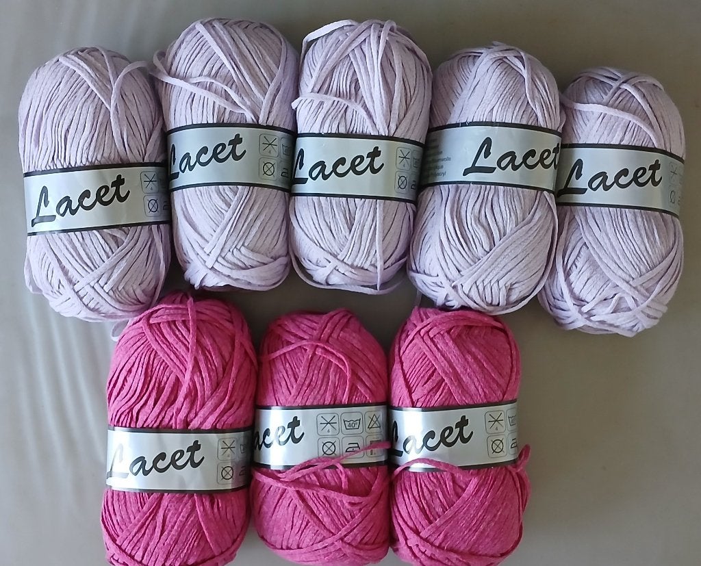 Lacet . 8 bollen, Ophalen of Verzenden, Nieuw, Breien of Haken, Wol of Garen