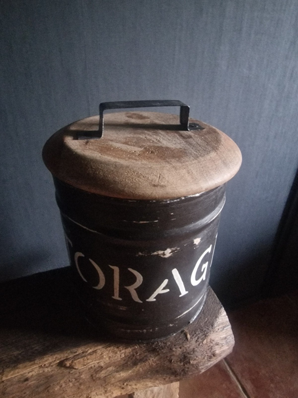 Storage blik H 24 cm, Huis en Inrichting, Ophalen, Zo goed als nieuw