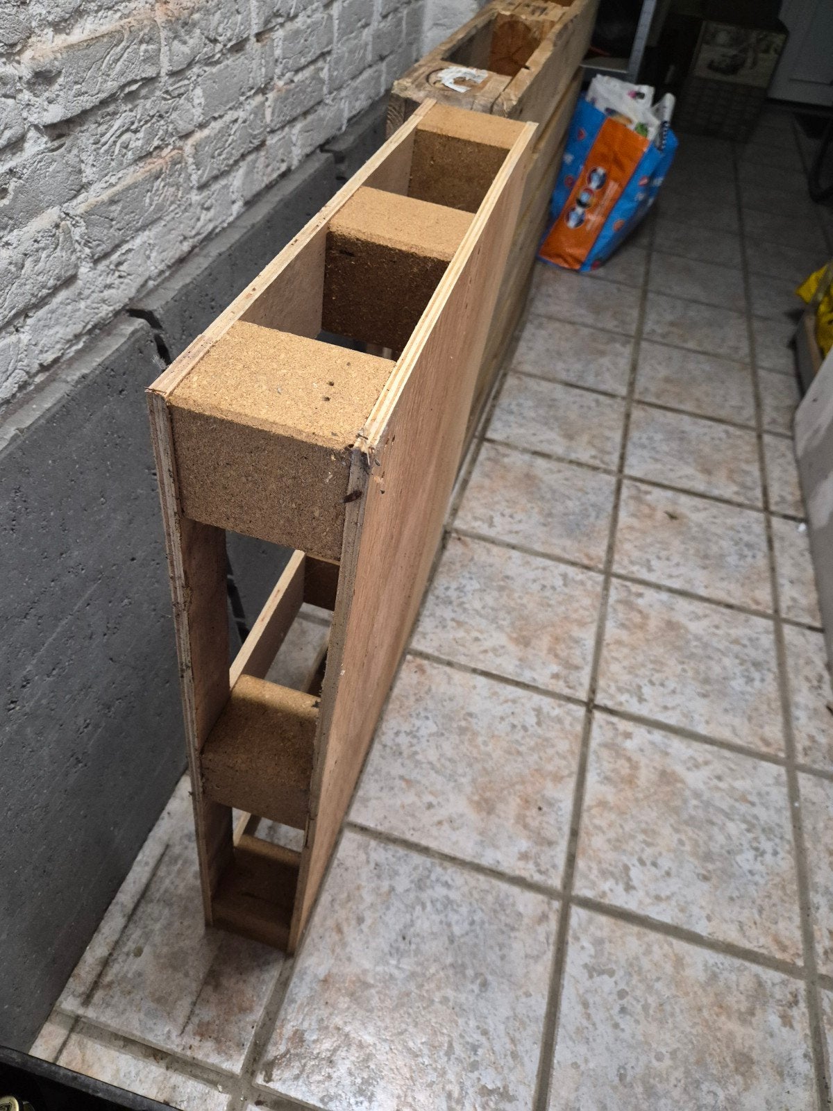 Houten pallet/bak voor opslag of decoratie, Ophalen, Gebruikt, 50 mm of meer, Pallet