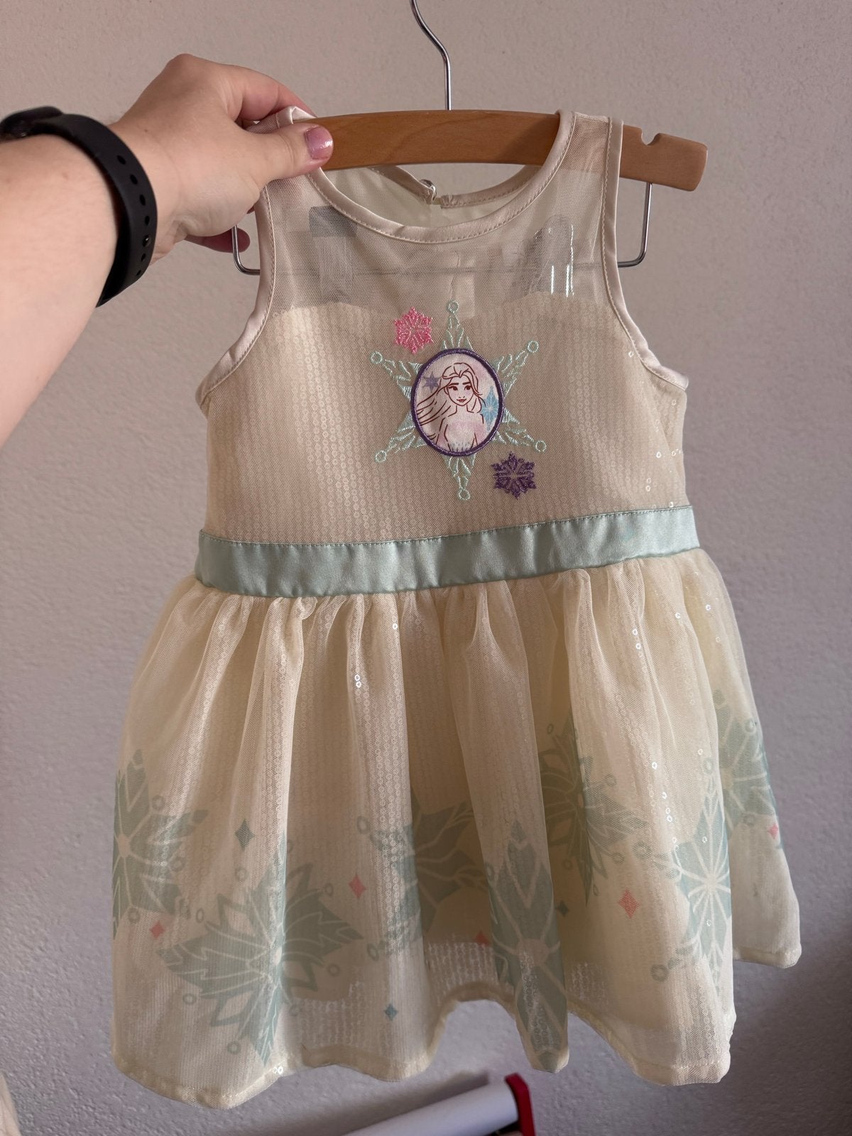 Originele Elsa jurk - 2T, Ophalen of Verzenden, Zo goed als nieuw, Meisje, Jurkje of Rokje