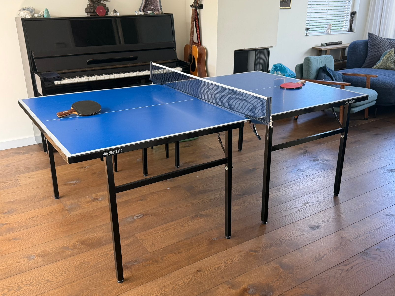 Buffalo midi tafeltennistafel, Sport en Fitness, Tafeltennis, Ophalen, Gebruikt, Tafel Indoor
