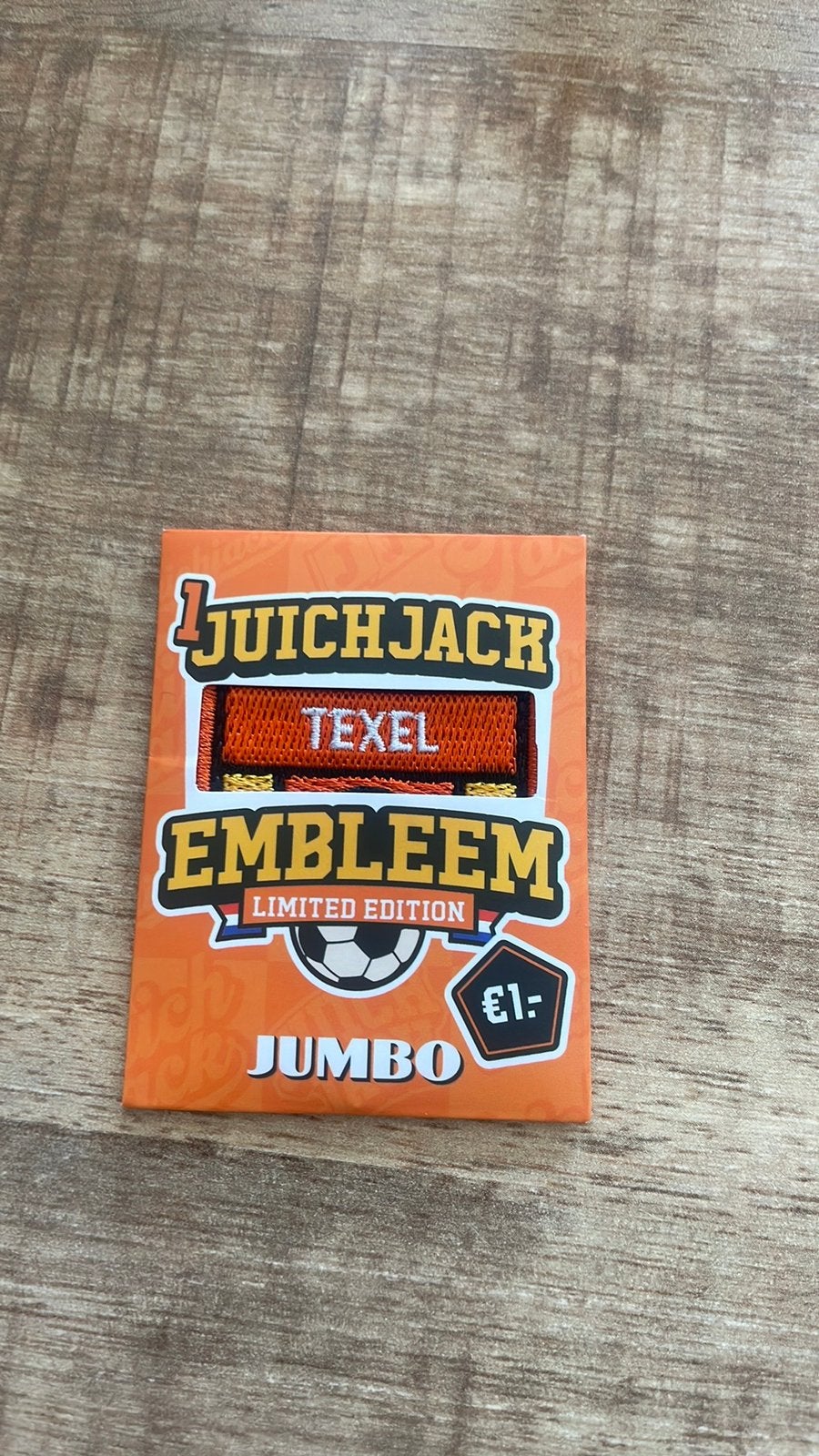 Jumbo Embleem Texel, Verzamelen, Jumbo, Ophalen of Verzenden