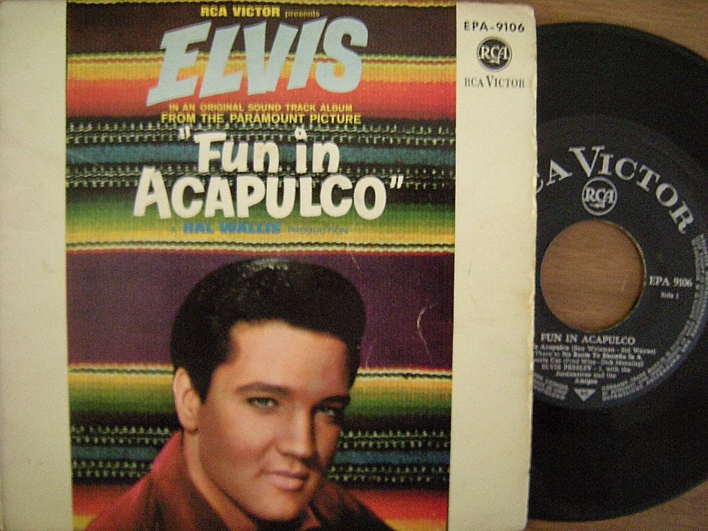 Elvis Presley ("Fun In Acapulca") ep., Cd's en Dvd's, Gebruikt, 7 inch, Ophalen of Verzenden, EP