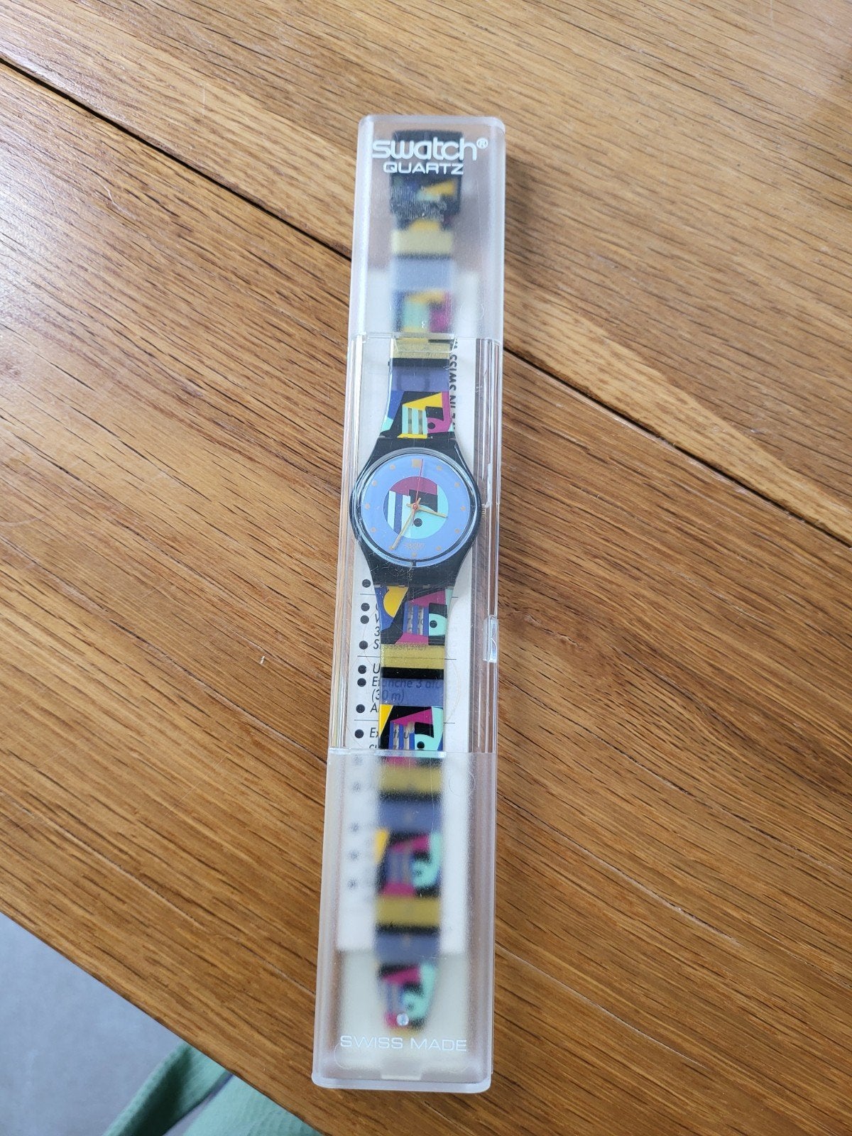 Vintage Swatch Polshorloge - Kleurrijk Design, Ophalen of Verzenden