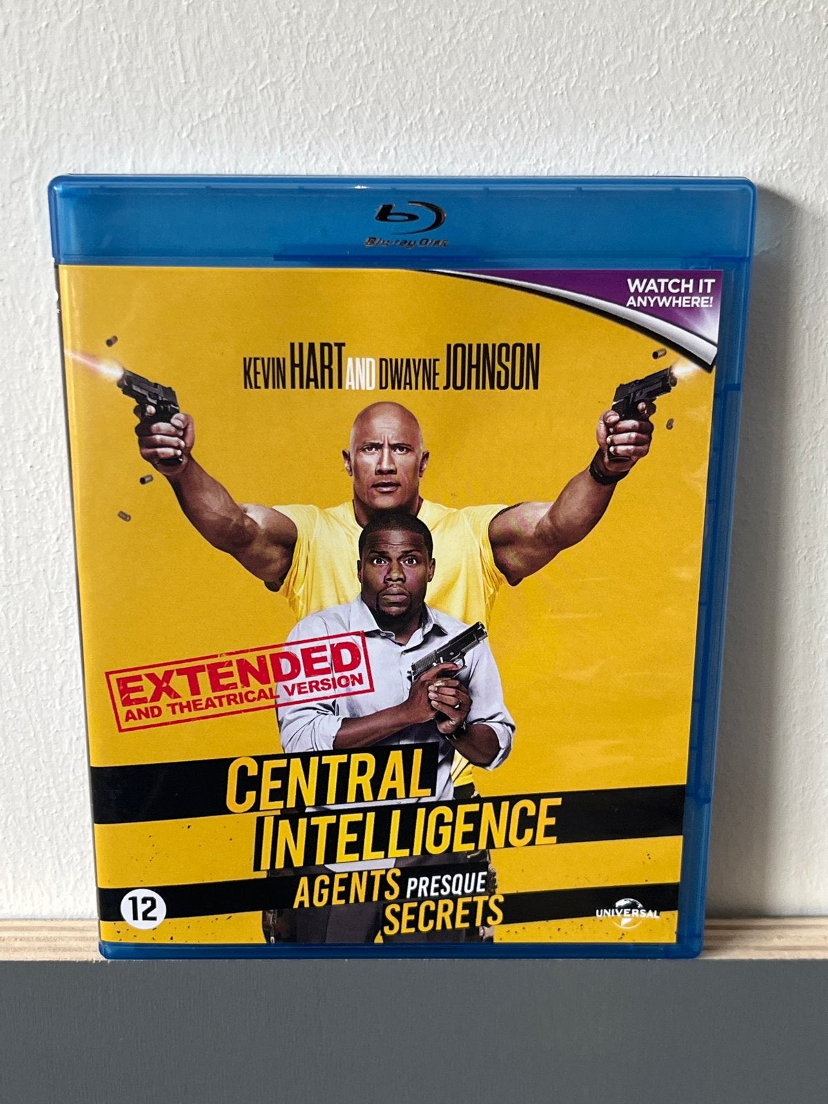 Central Intelligence Blu-ray - Kevin Hart & Dwayne Johnson, Nederlands, Film, Actie, Ophalen of Verzenden