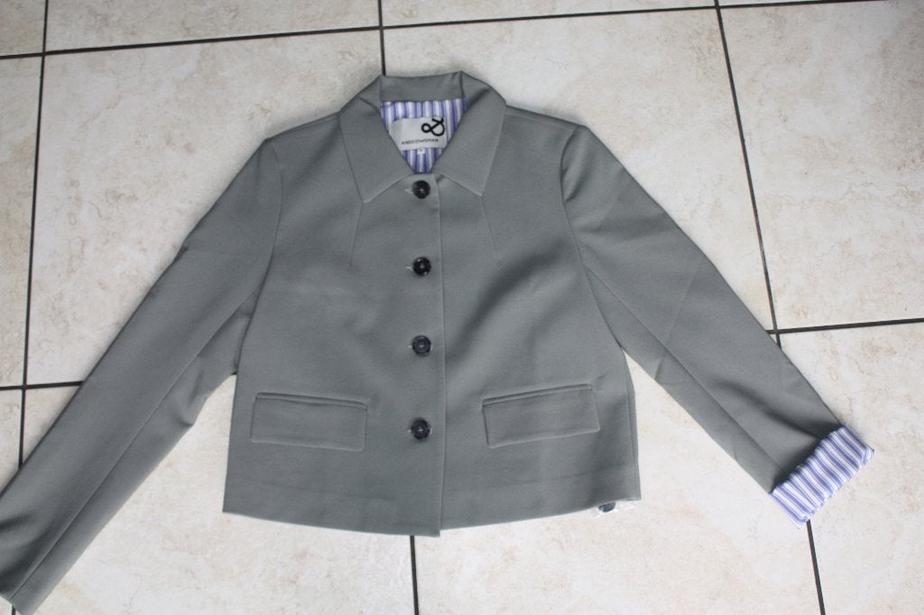 &Co Woman Comfort Line Blazer Khaki S, Kleding | Dames, Overige kleuren, Verzenden, &Co Woman, Zo goed als nieuw