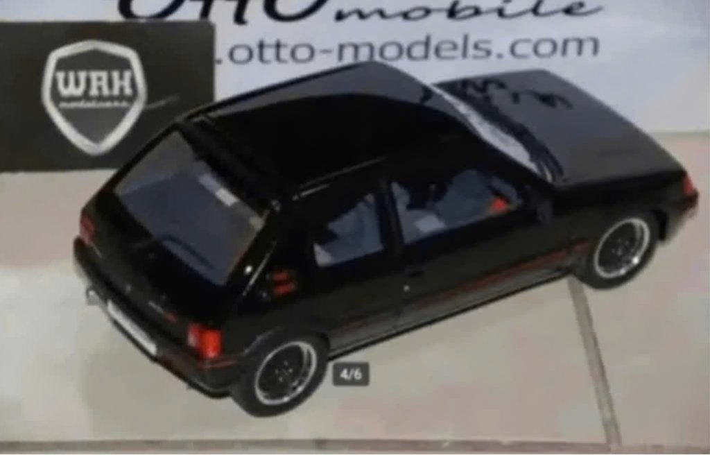 1:18 Peugeot 205 GTi Gutmann Otto mobile OT796 in doos WRH, Verzenden, Zo goed als nieuw, Auto, OttOMobile