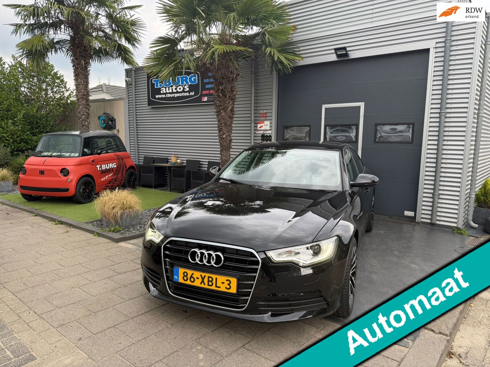 Audi A6 Limousine 2.0 TFSI Business Edition Super Mooie Auto, Auto's, Euro 5, Gebruikt, 1984 cc, Zwart