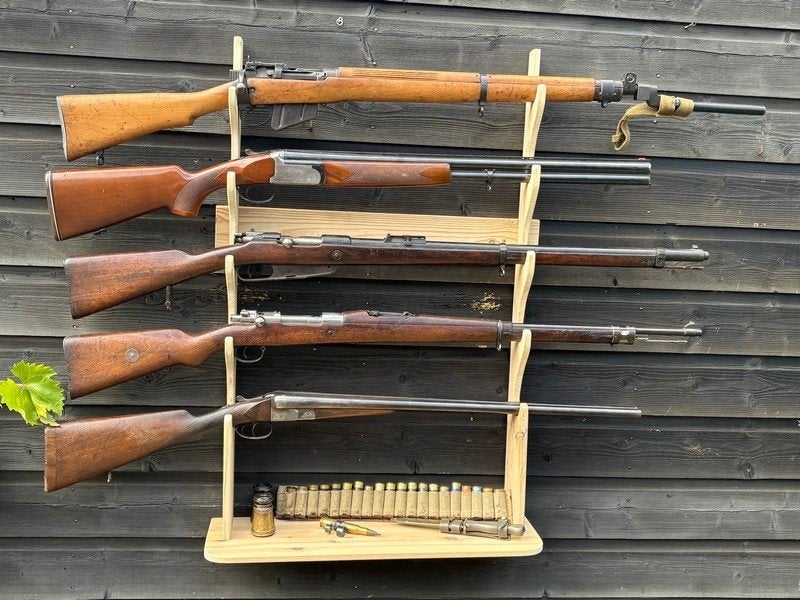 Wand rek T.B.V Geweer, Zwartkruit, Airsoft, Jacht, Hengel, Ophalen of Verzenden, Overige soorten, Nederland, Kunstobject