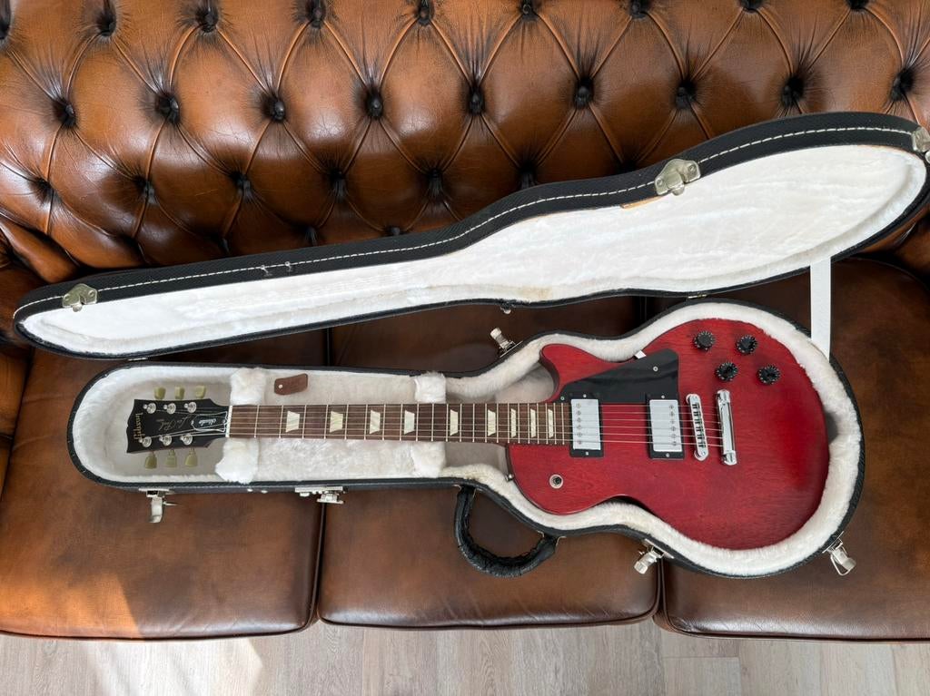 Gibson Les Paul 2007 USA – Faded Cherry Topstaat + Koffer, Ophalen of Verzenden, Zo goed als nieuw, Solid body, Gibson