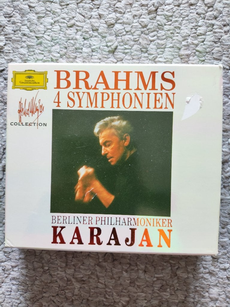 Brahms 4 Symphonien Karajan, Ophalen of Verzenden, Classicisme, Zo goed als nieuw, Overige typen