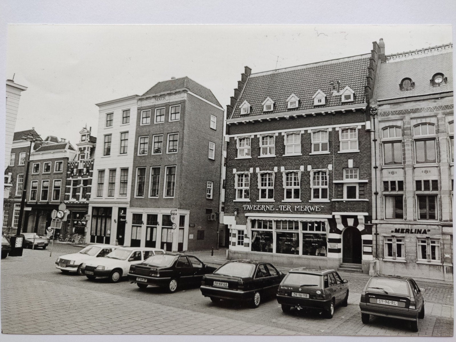 B503 Scheffersplein Ter Merwe 23x16, Verzamelen, Foto's en Prenten, Gebruikt, Overige onderwerpen, Voor 1940, Ophalen of Verzenden