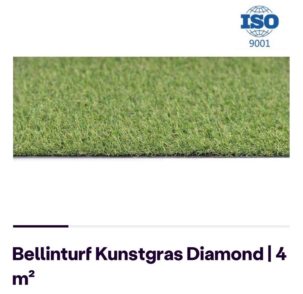 Bellinturf Kunstgras Diamond 40m2, Ophalen, Kunstgras, Gebruikt, 20 m² of meer