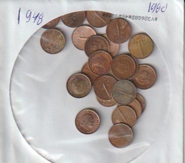 1 centen 1948 t/m 1980 nederland, Postzegels en Munten, Munten | Nederland, Verzenden, Koningin Juliana, 1 cent