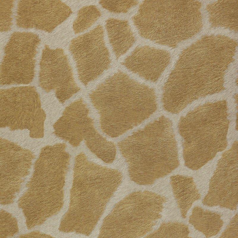 Behang Giraffe print Giraf goud beige glans, Ophalen of Verzenden, Minder dan 10 m², Beige