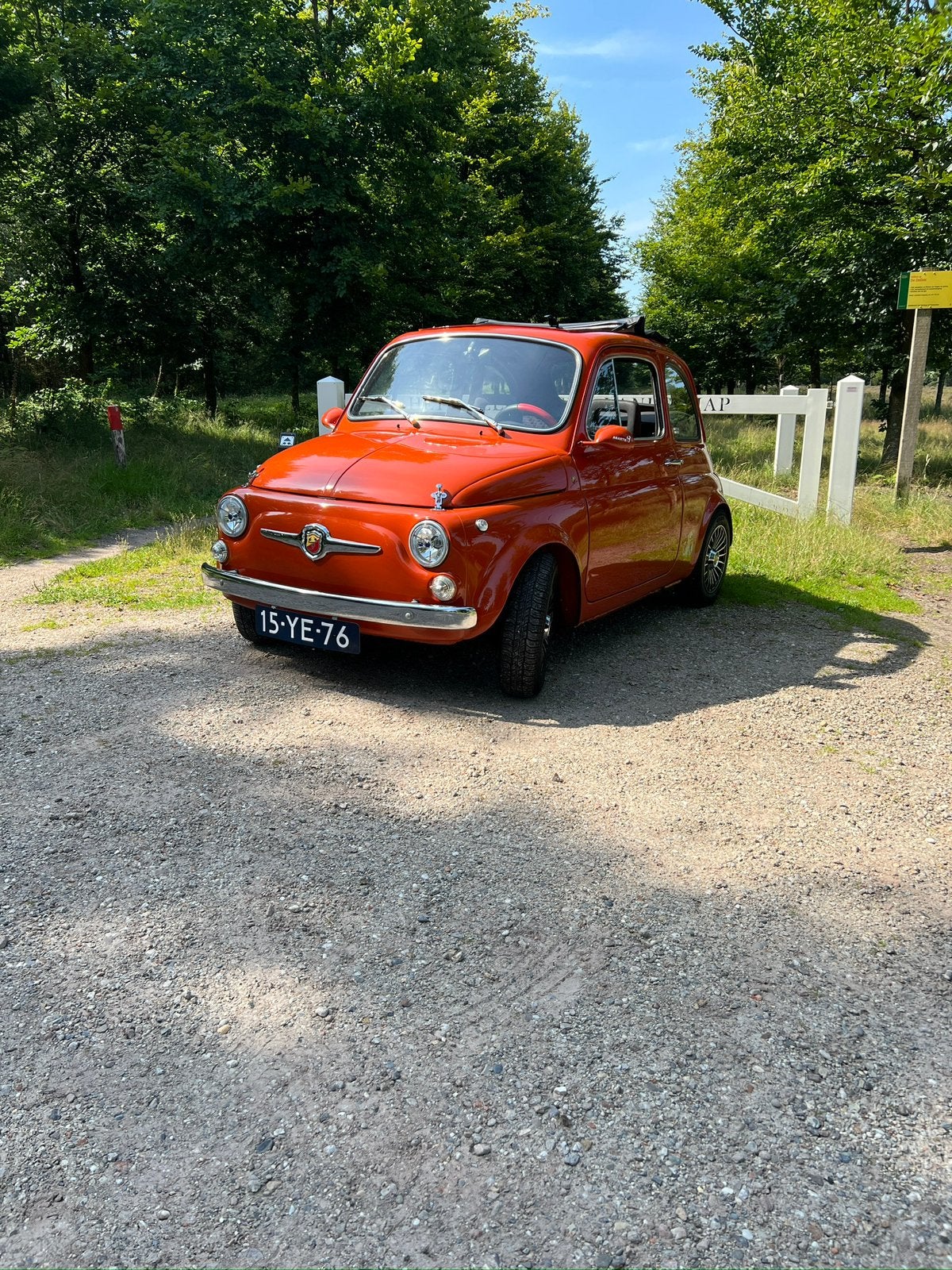 Fiat Abarth replica, Auto's, Fiat, Voorwielaandrijving, Stof, 4 stoelen, Overige kleuren