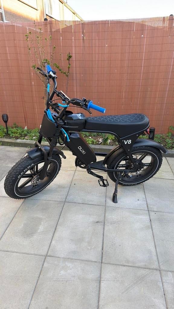 Custom v8 3.0 fatbike (2mnd oud), Fietsen en Brommers, Elektrische fietsen, Zo goed als nieuw, 51 tot 55 cm, 30 tot 50 km per accu