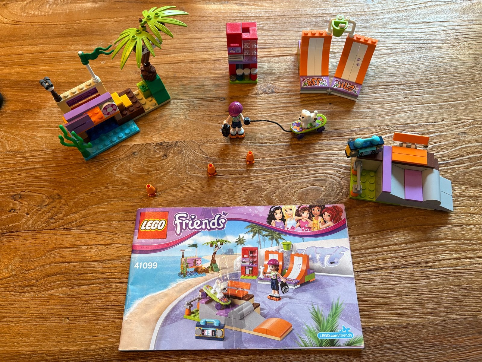 LEGO Friends 41099 Skatepark Heartlake, Gebruikt, Lego, Friends, Ophalen of Verzenden