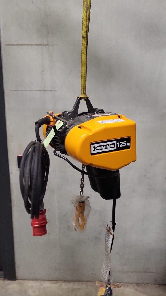 Elektrische takel KITO EQS 125kg/ 3m 400V, Ophalen of Verzenden, Nieuw, Elektrisch