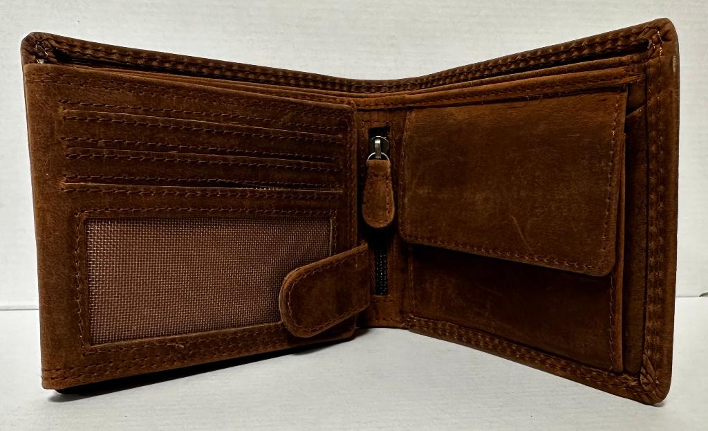 Anker portemonnee van echt leer bruin portefeuille wallet, Sieraden, Tassen en Uiterlijk, Portemonnees, Info@deconoord.nl, Bruin
