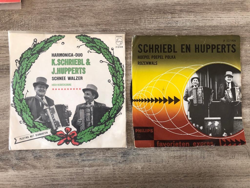 Vinyl singles "Schriebl & Hupperts", Cd's en Dvd's, Vinyl Singles, Gebruikt, Single, Overige genres, Ophalen of Verzenden