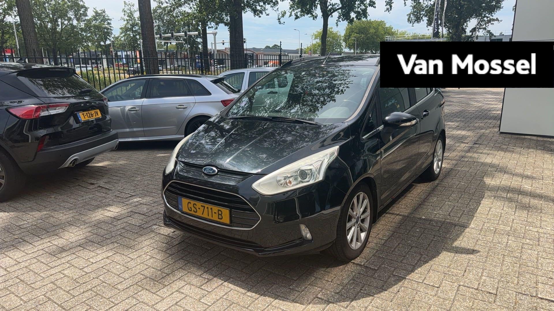 Ford B-Max 1.0 EcoBoost Titanium, Auto's, Voorwielaandrijving, Gebruikt, 750 kg, Zwart
