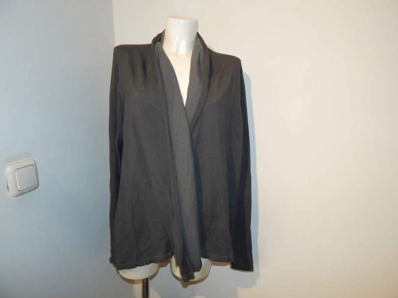 Rundholz black label vest donker grijs open vallend L, Verzenden, Maat 42/44 (L), Rundholz, Zo goed als nieuw