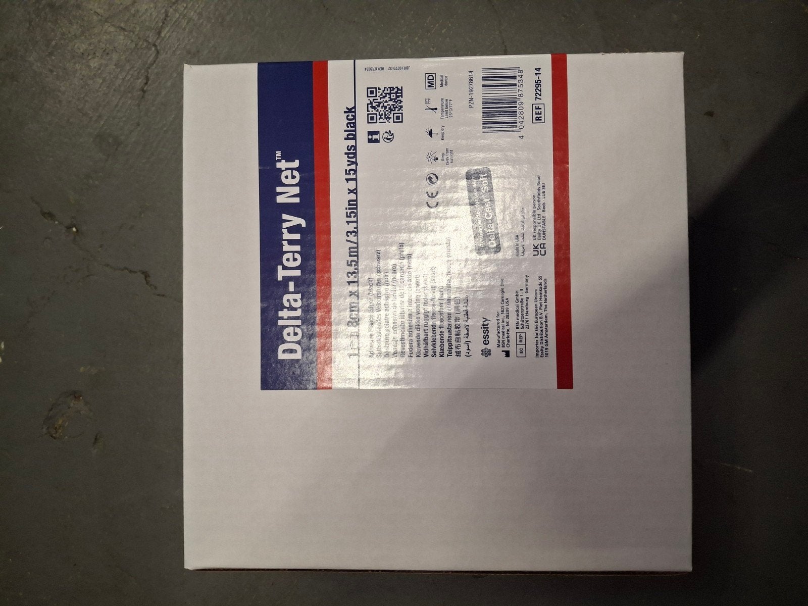 Delta-Terry Net 8 cm x 13,5 m (15 yds) Zwart – Nieuw – 5 stu, Nieuw, Ophalen of Verzenden, Nvt, Nvt