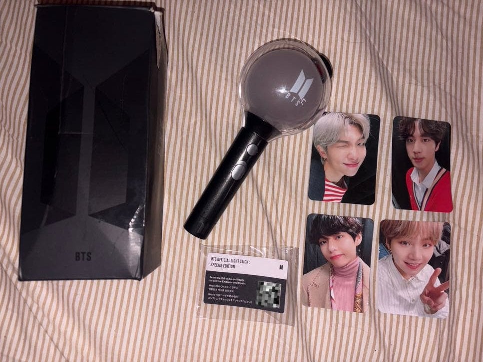 Officiele BTS Lightstick MOTS - HYBE Weverse + Kaarten, Ophalen, Nieuw, Gebruiksvoorwerp