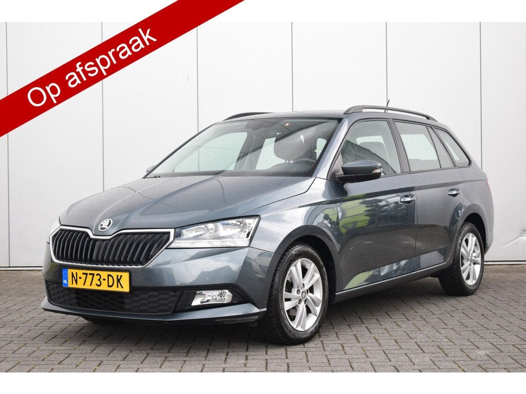Skoda Fabia Combi 1.0 TSI Ambition Navi/Carplay Ecc Cruise P, Voorwielaandrijving, Stof, Gebruikt, 1036 kg