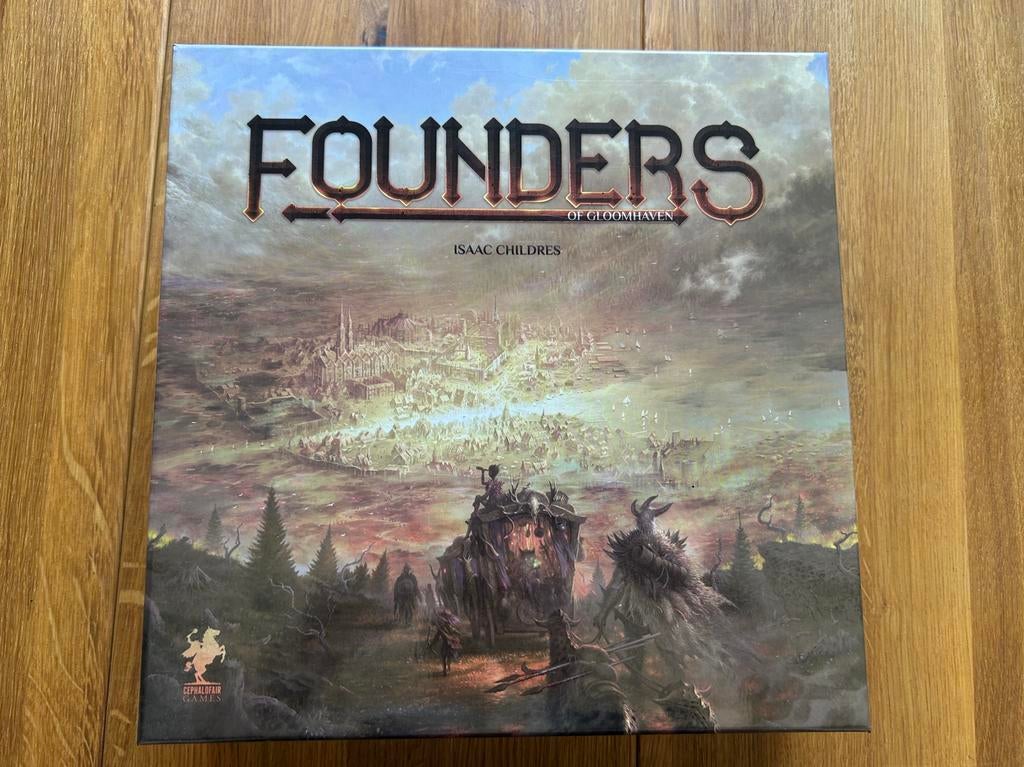 Founders of gloomhaven bordspel, Ophalen of Verzenden, Zo goed als nieuw