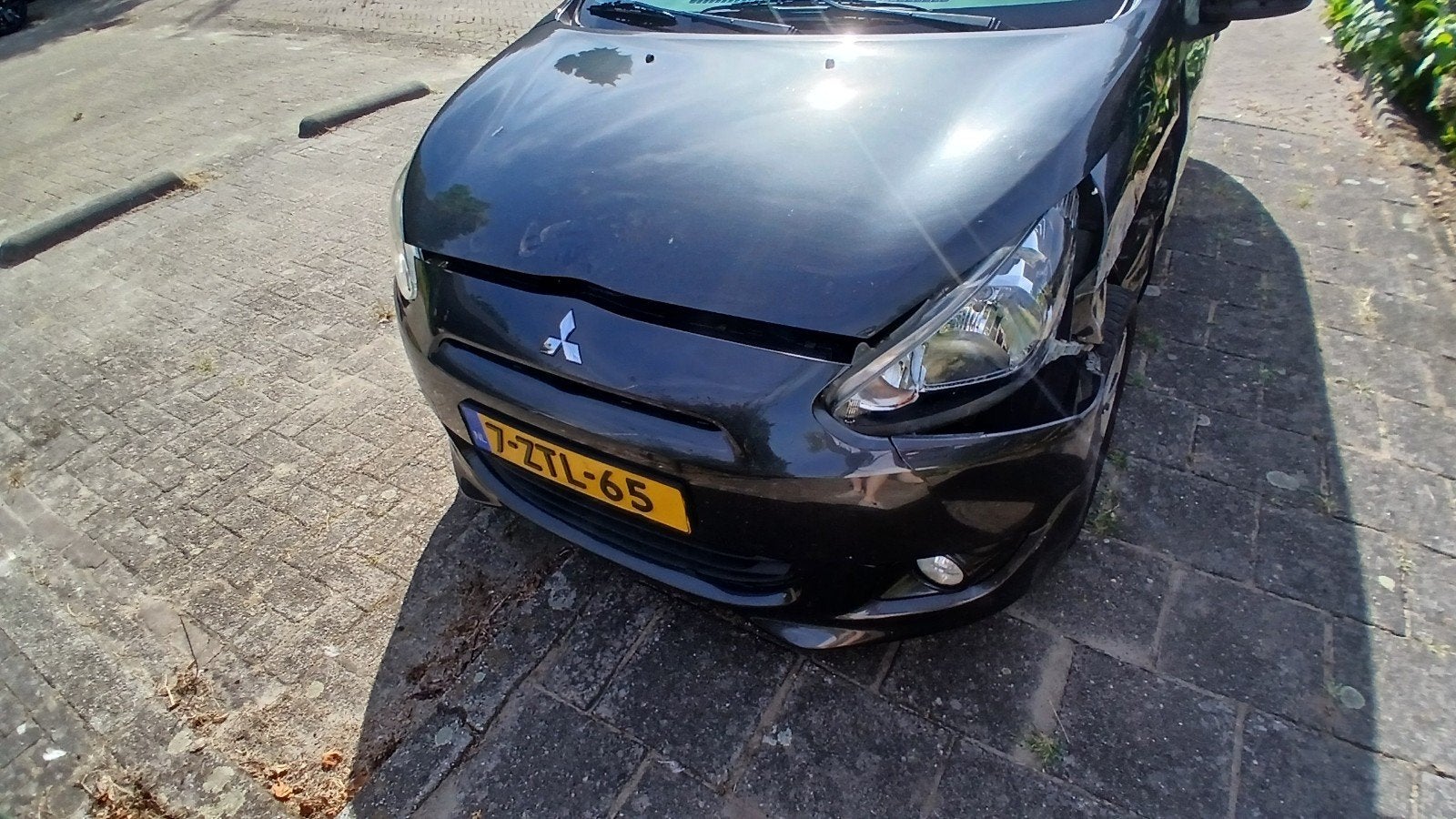 Mitsubishi Space Star 1.2 intense+ 2014 Grijs, Voorwielaandrijving, Stof, 200 kg, Start-stop-systeem